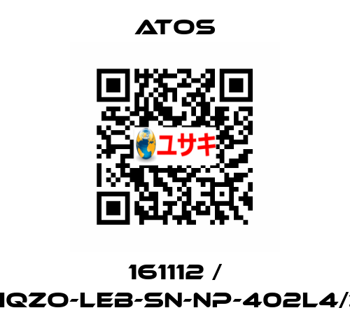161112 / LIQZO-LEB-SN-NP-402L4/Z Atos