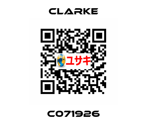 C071926 Clarke