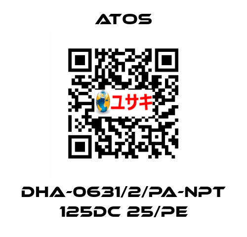 DHA-0631/2/PA-NPT 125DC 25/PE Atos
