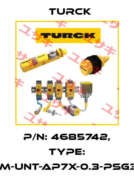 p/n: 4685742, Type: BIM-UNT-AP7X-0.3-PSG3S Turck