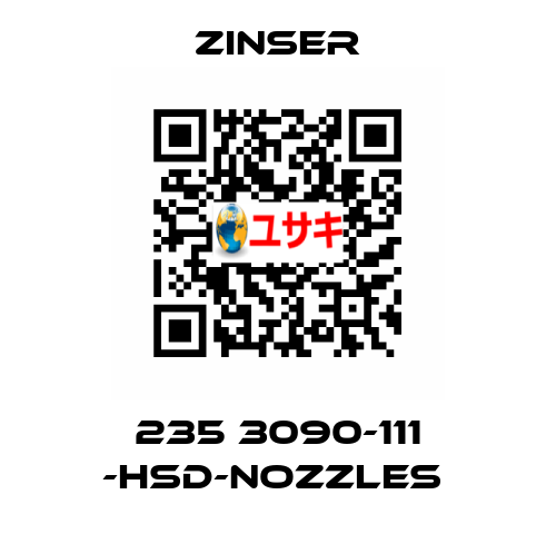 235 3090-111 -HSD-nozzles  Zinser