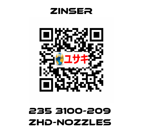 235 3100-209  ZHD-nozzles  Zinser