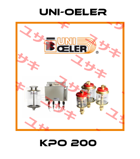 KPO 200  Uni-Oeler