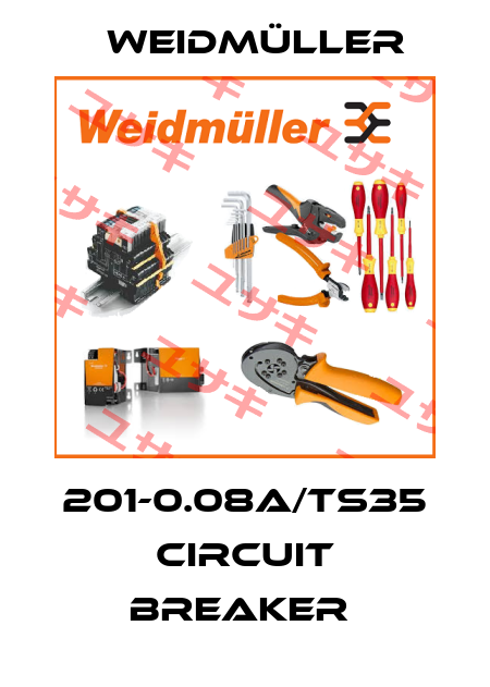 201-0.08A/TS35 CIRCUIT BREAKER  Weidmüller