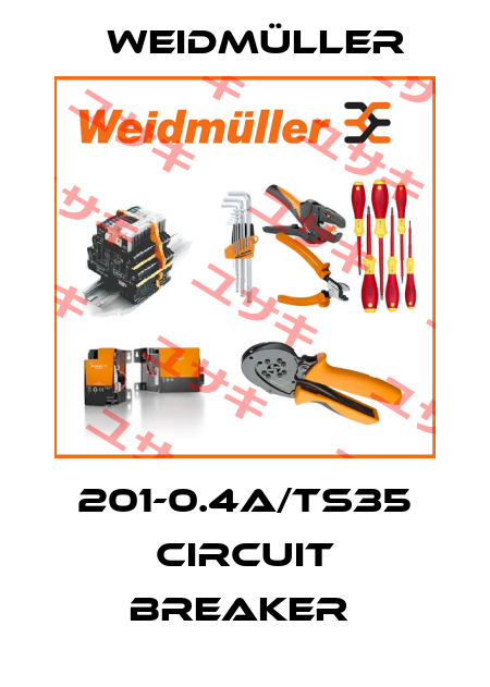 201-0.4A/TS35 CIRCUIT BREAKER  Weidmüller