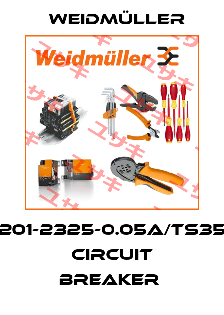 201-2325-0.05A/TS35 CIRCUIT BREAKER  Weidmüller