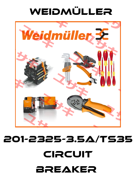 201-2325-3.5A/TS35 CIRCUIT BREAKER  Weidmüller