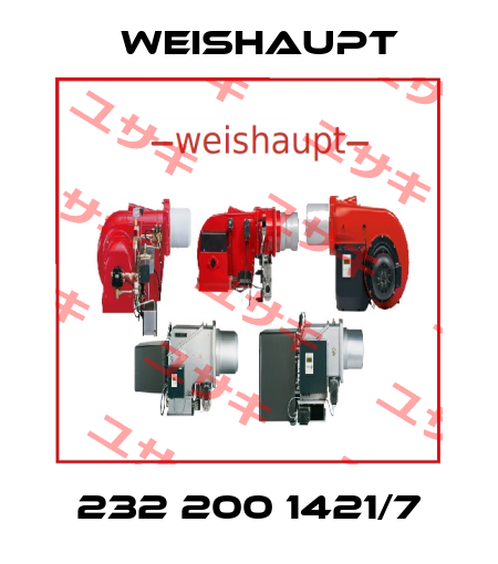 232 200 1421/7 Weishaupt