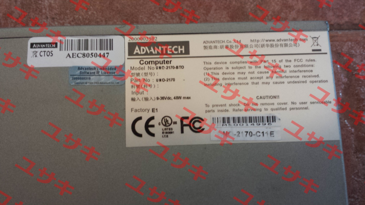 UNO-2170-BTO, 2170-C11E  Advantech