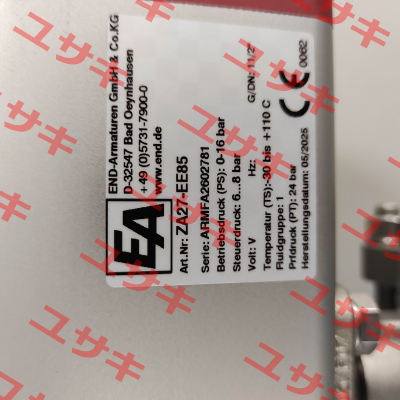 ZA27-EE85/TM24DC End Armaturen