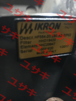 HHC29847 - HEK02-20.280-AS-RP025-VM-B17-B Ikron
