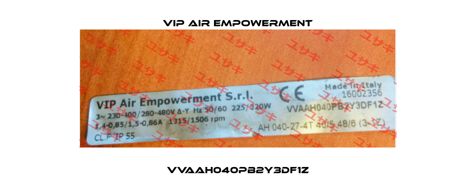 VVAAH040PB2Y3DF1Z VIP AIR EMPOWERMENT
