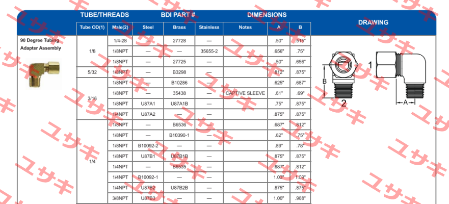B10390-1 Bijur Delimon