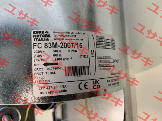 FC83M-2007/15 3075052 Euro Motors Italia