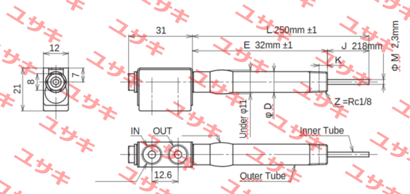 JC-KRM-10-L250-E32-J218-M2.3 Ahresty-tec