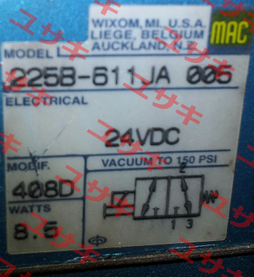 225B-611JA/2840 (005+408D) (MAC822133) МAC Valves