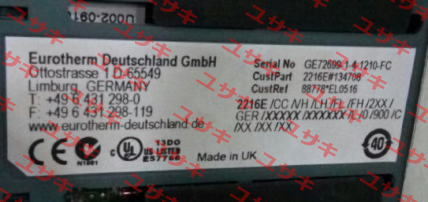2216E/CC/VH/LH/XX/XX/2XX/ENG/XXXXX/XXXXXX/Z/0.0/200.0/C/XX/XX/XX Eurotherm